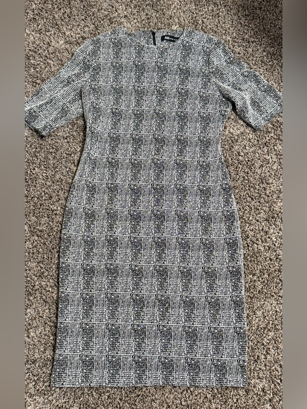 Anne Klein Short Sleeve Midi Dress Sz M